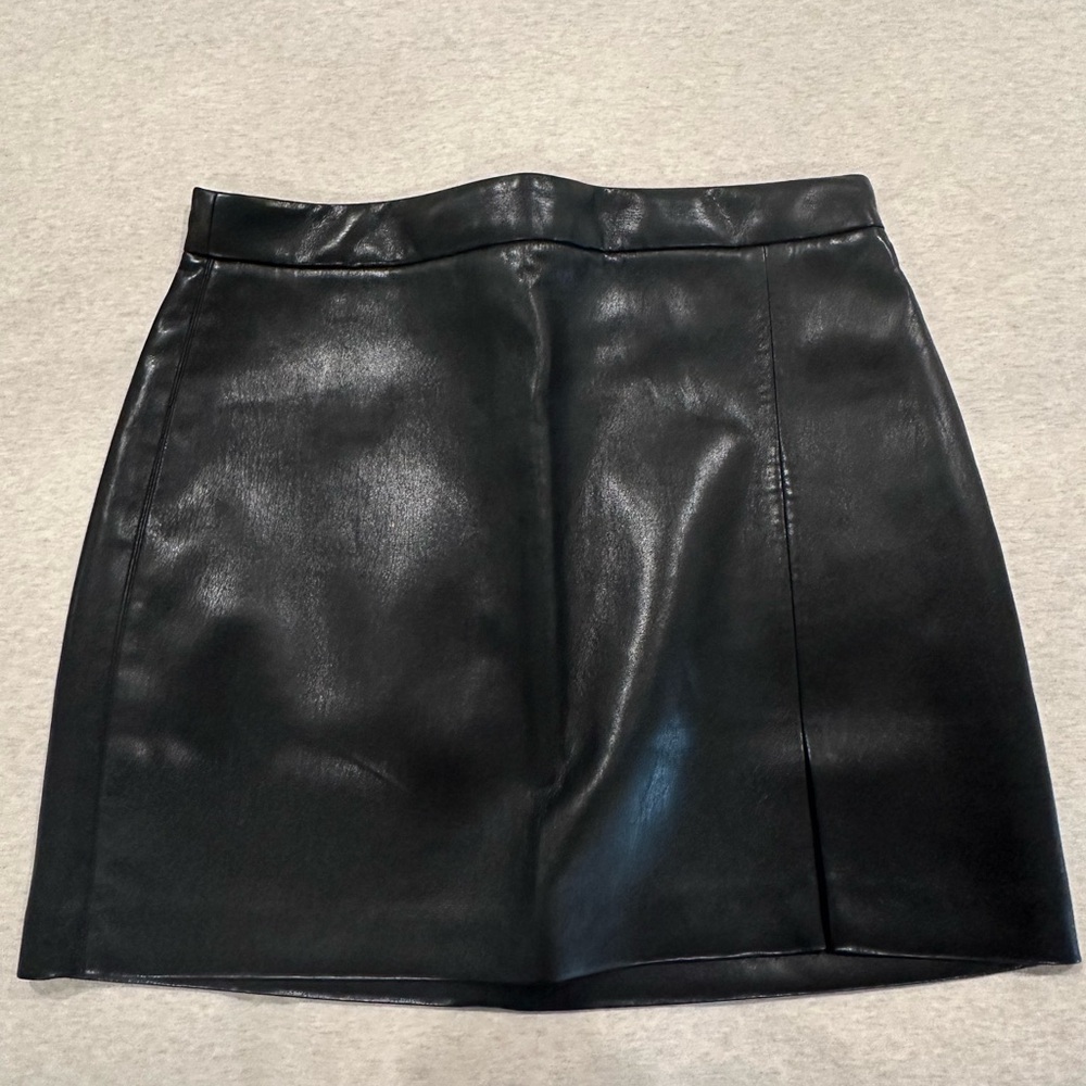 Aritzia Faux Leather Mini Skirt